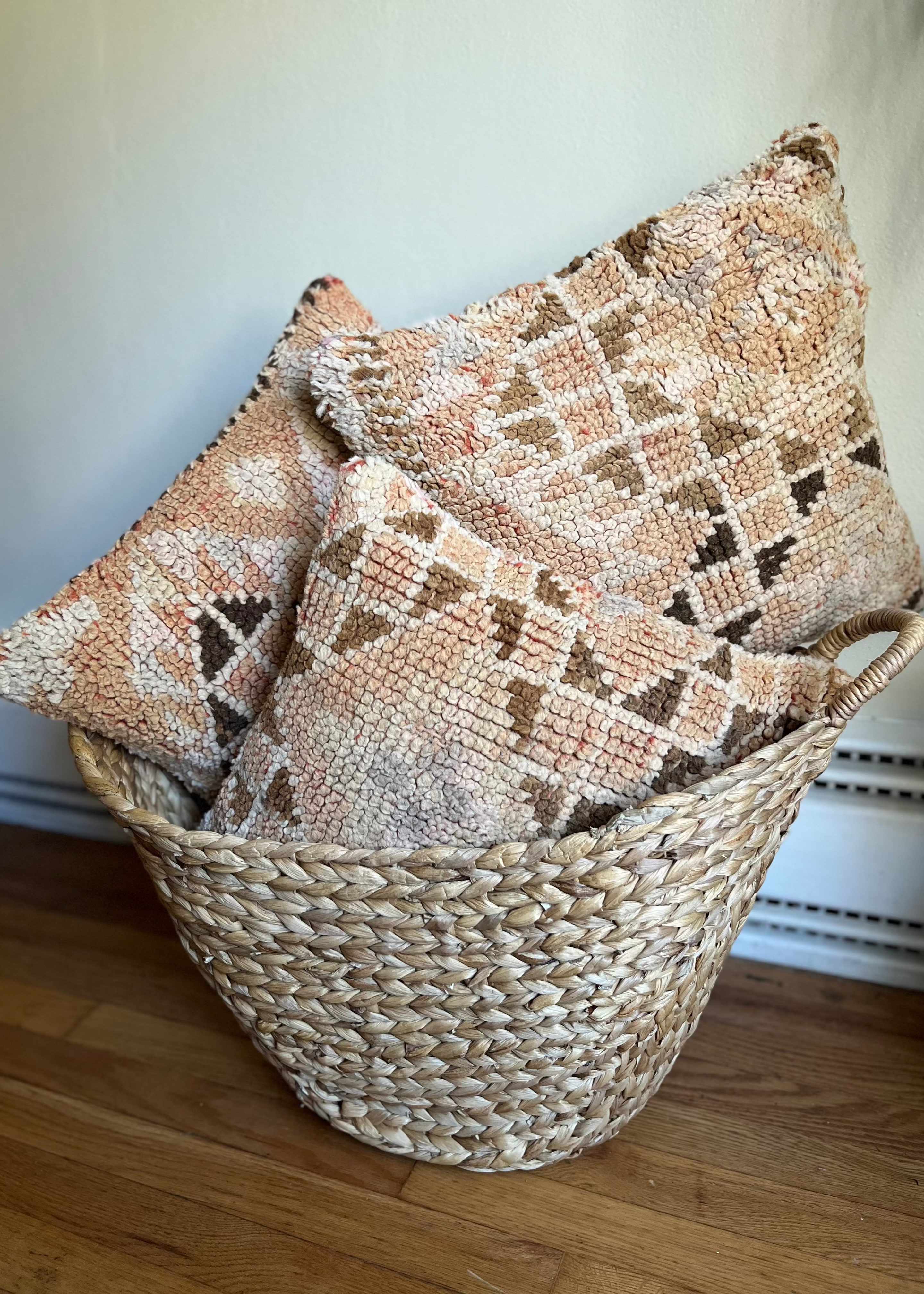 Amber Sun Flat Weave Pillows