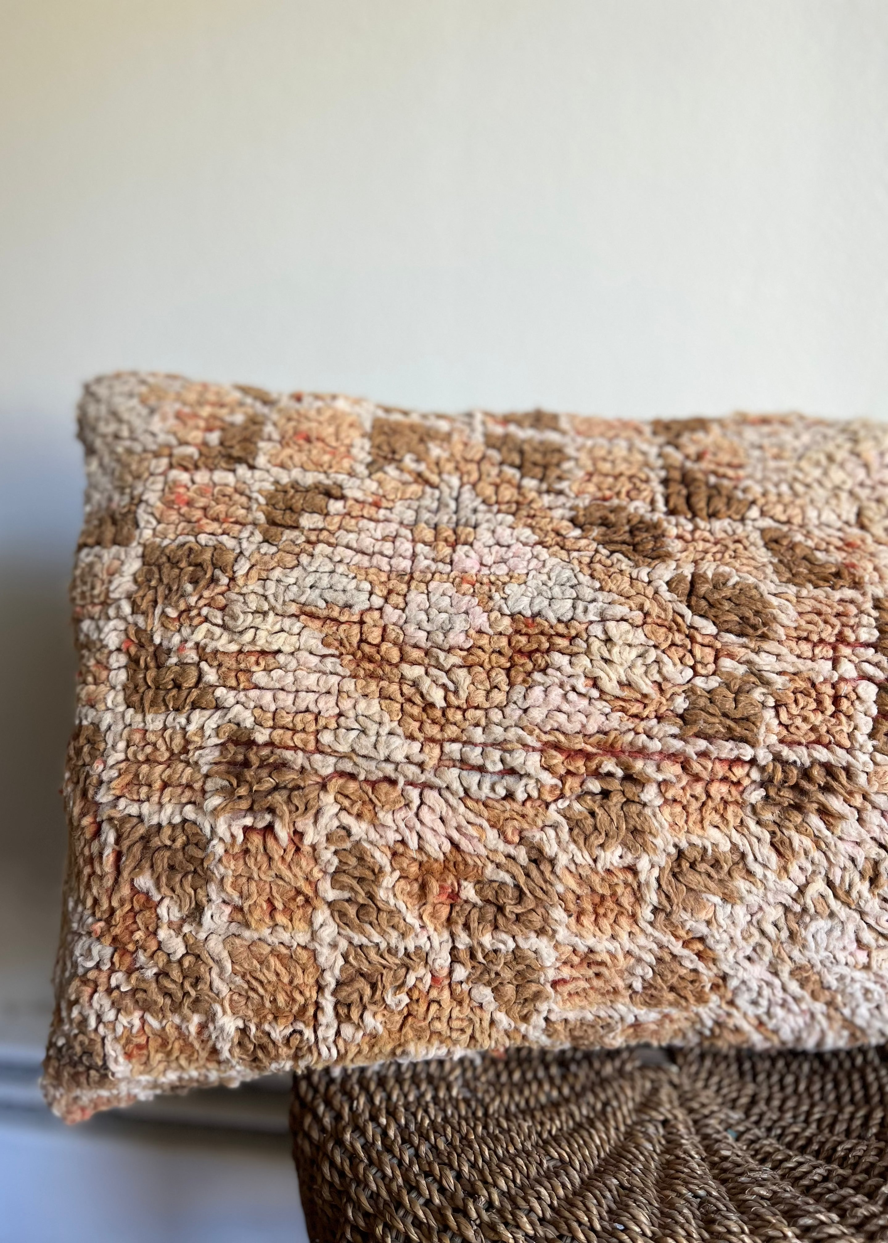 Amber Sun Lumbar Kilim Pillow