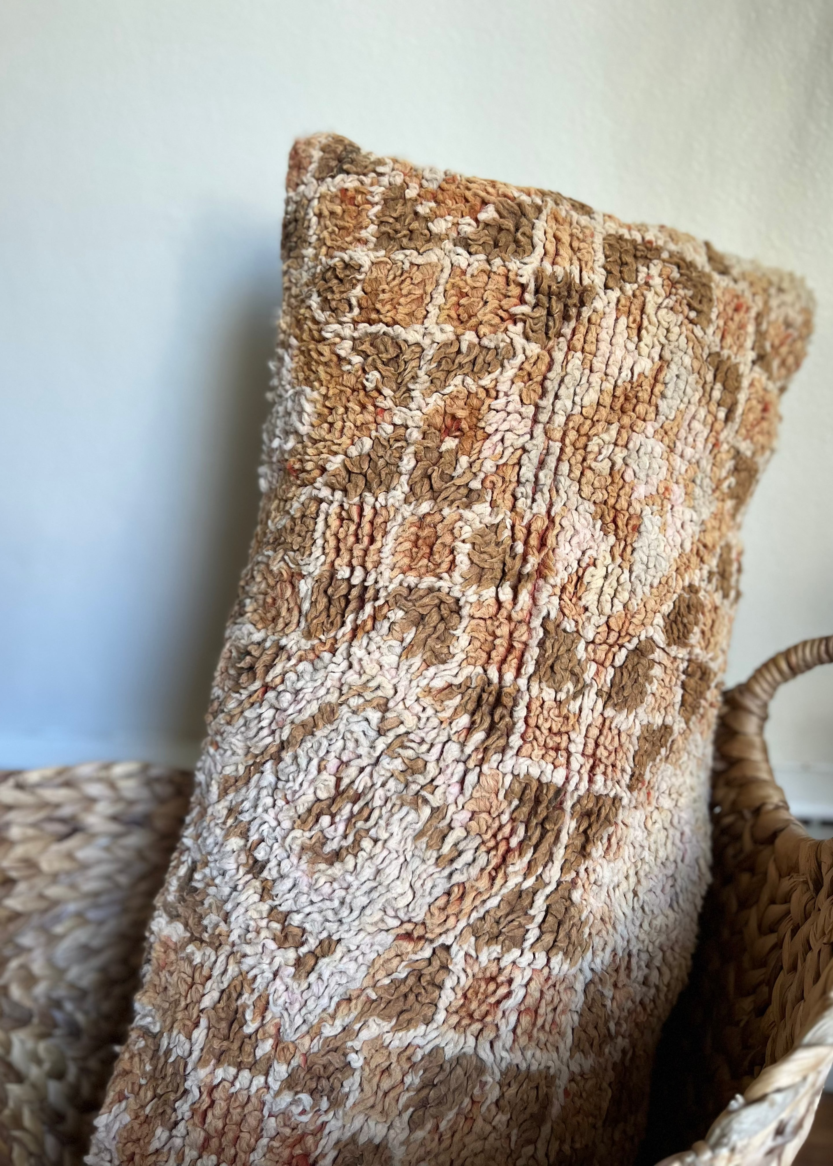 Amber Sun Lumbar Kilim Pillow