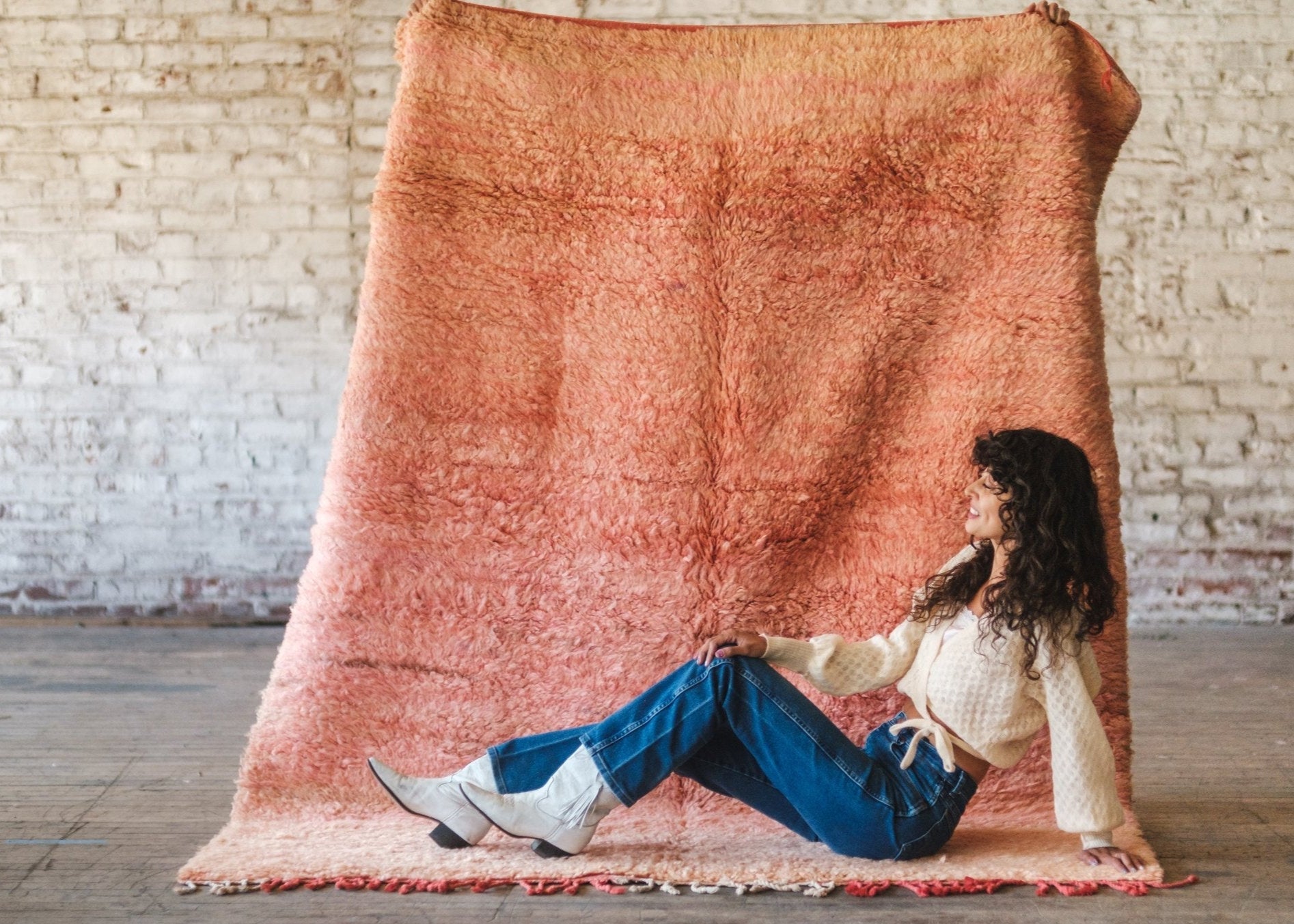 Blush Hug Area Rug - Modern Myth Decor
