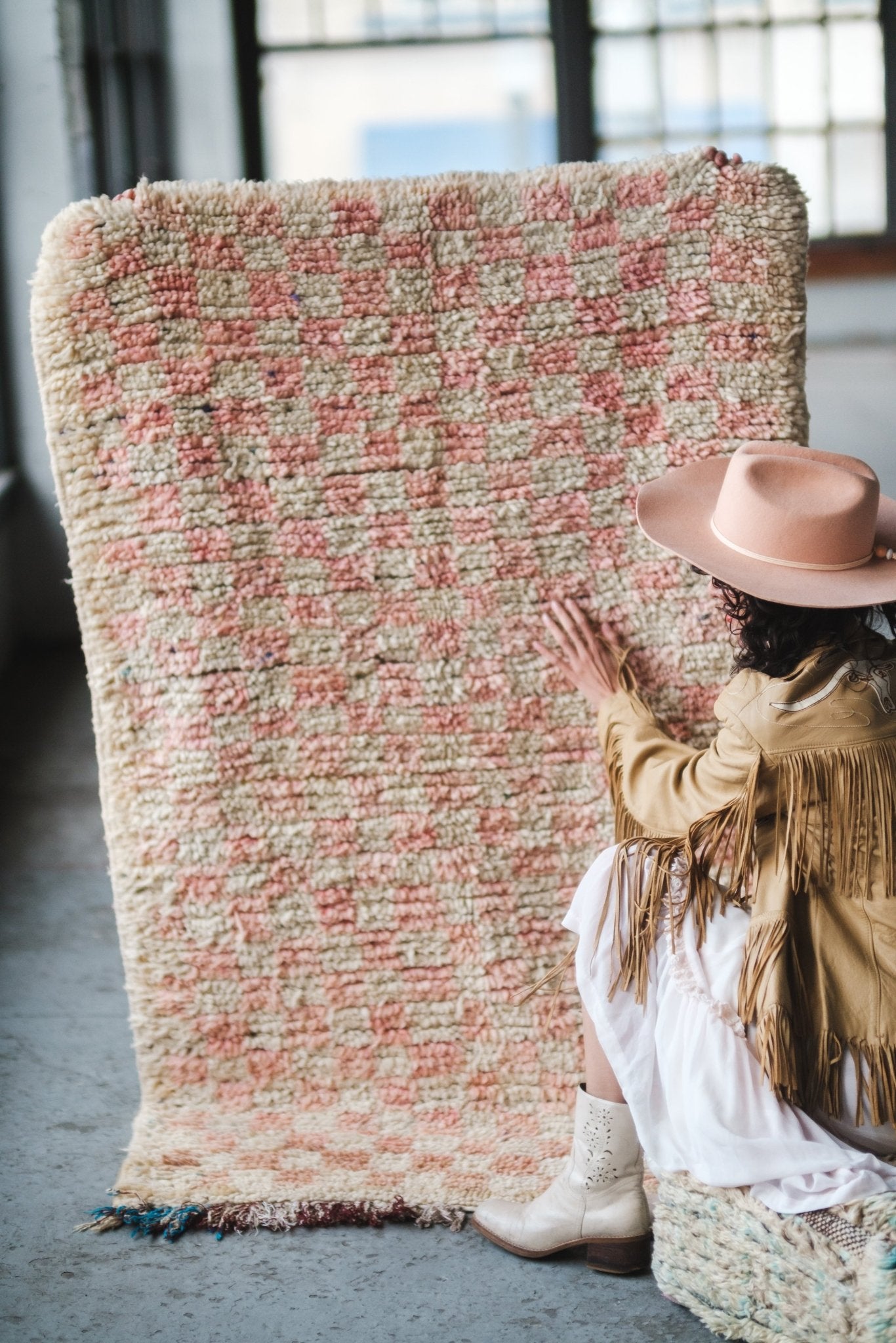 Checkered Paradise Accent Rug - Modern Myth Decor