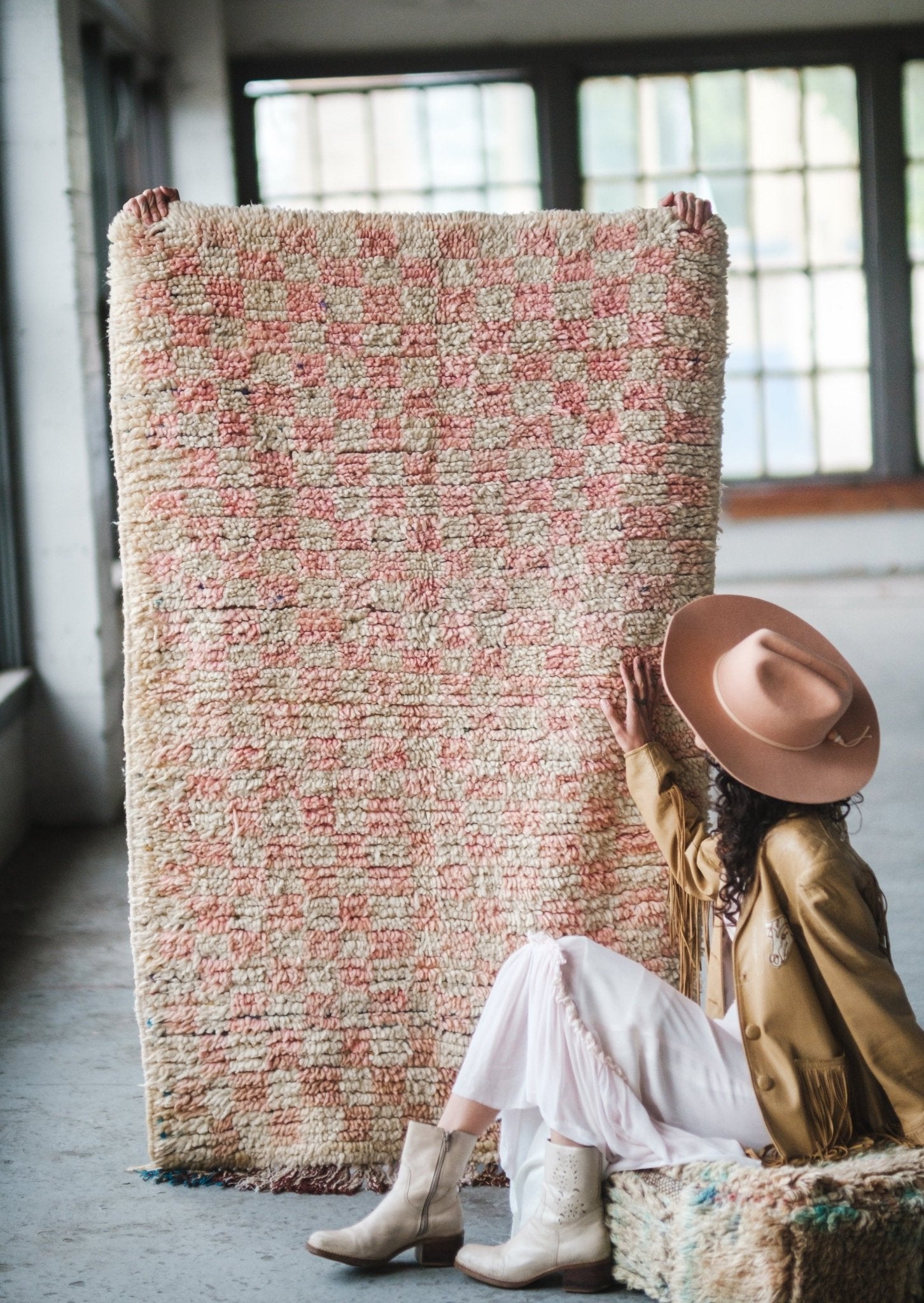 Checkered Paradise Accent Rug - Modern Myth Decor