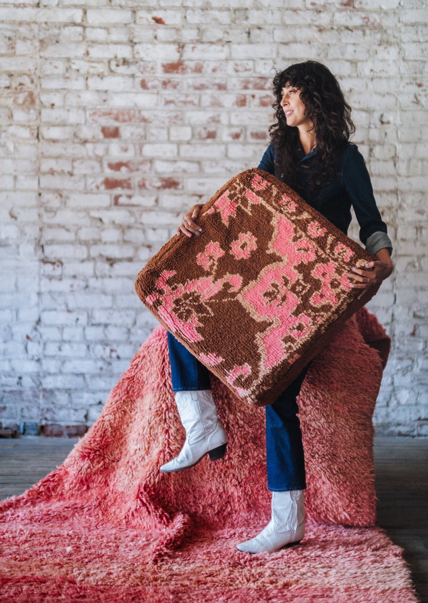 Retro Floor Cushion - Modern Myth Decor