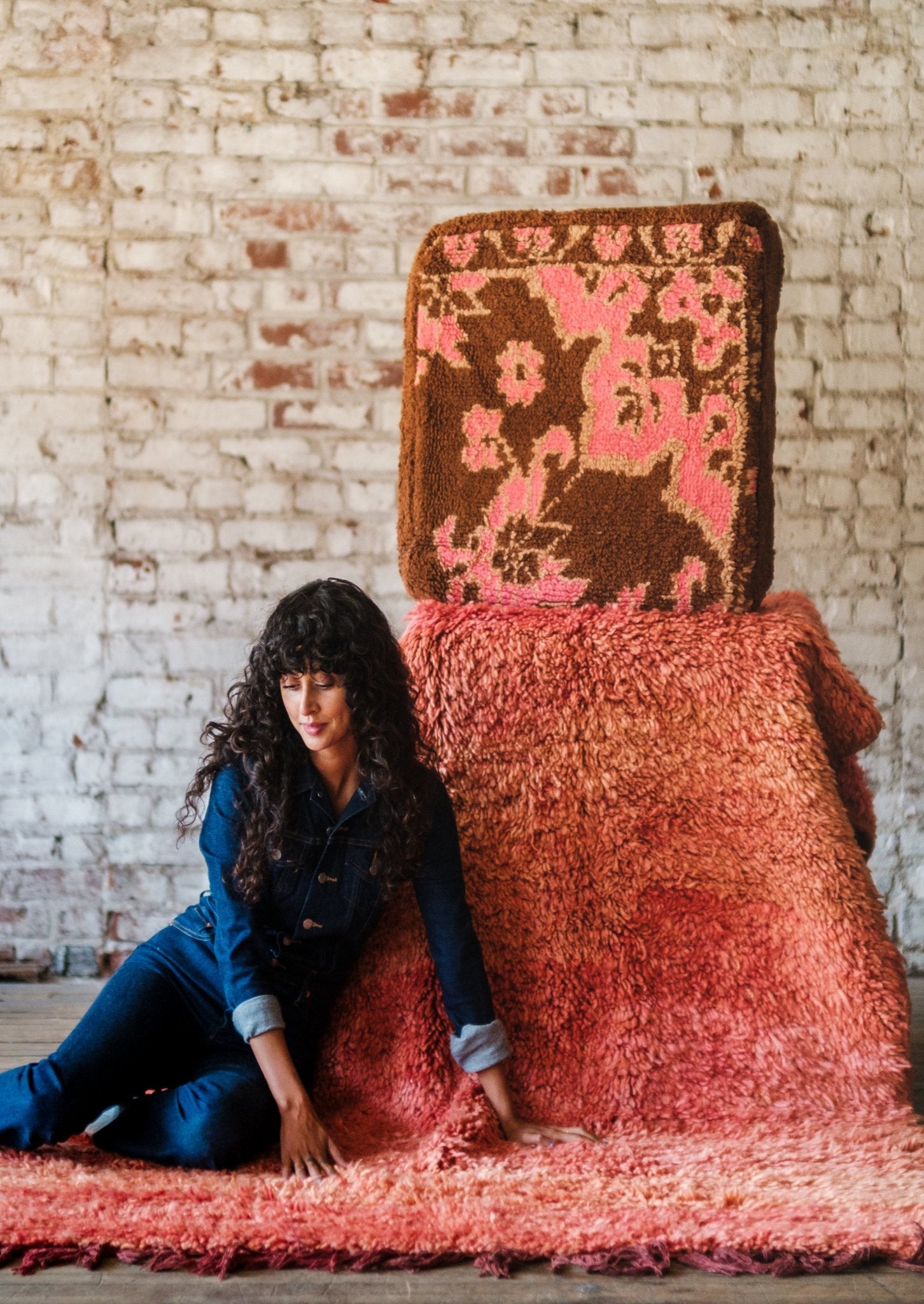 Retro Floor Cushion - Modern Myth Decor