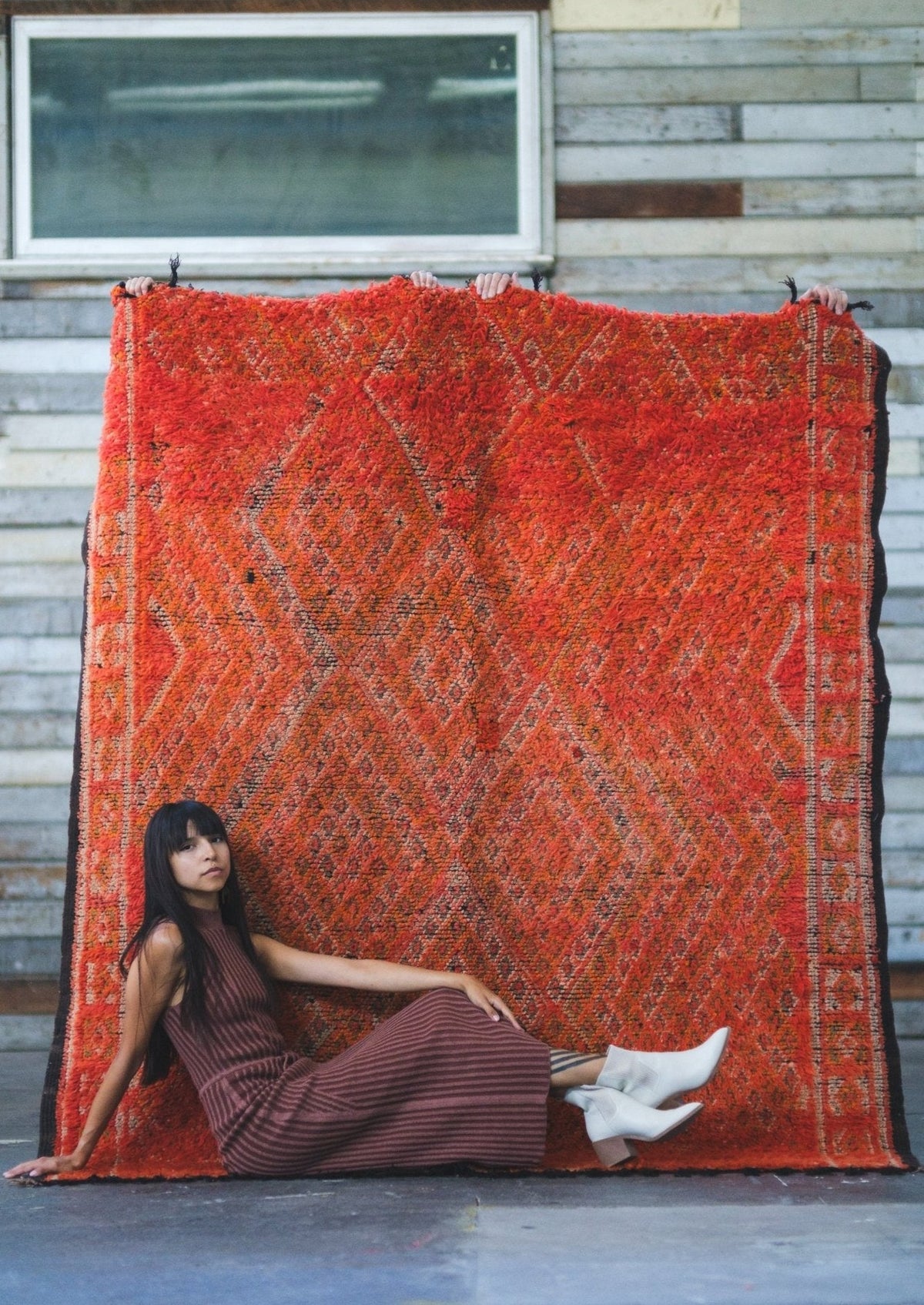 Fire Area Rug Modern Myth Decor