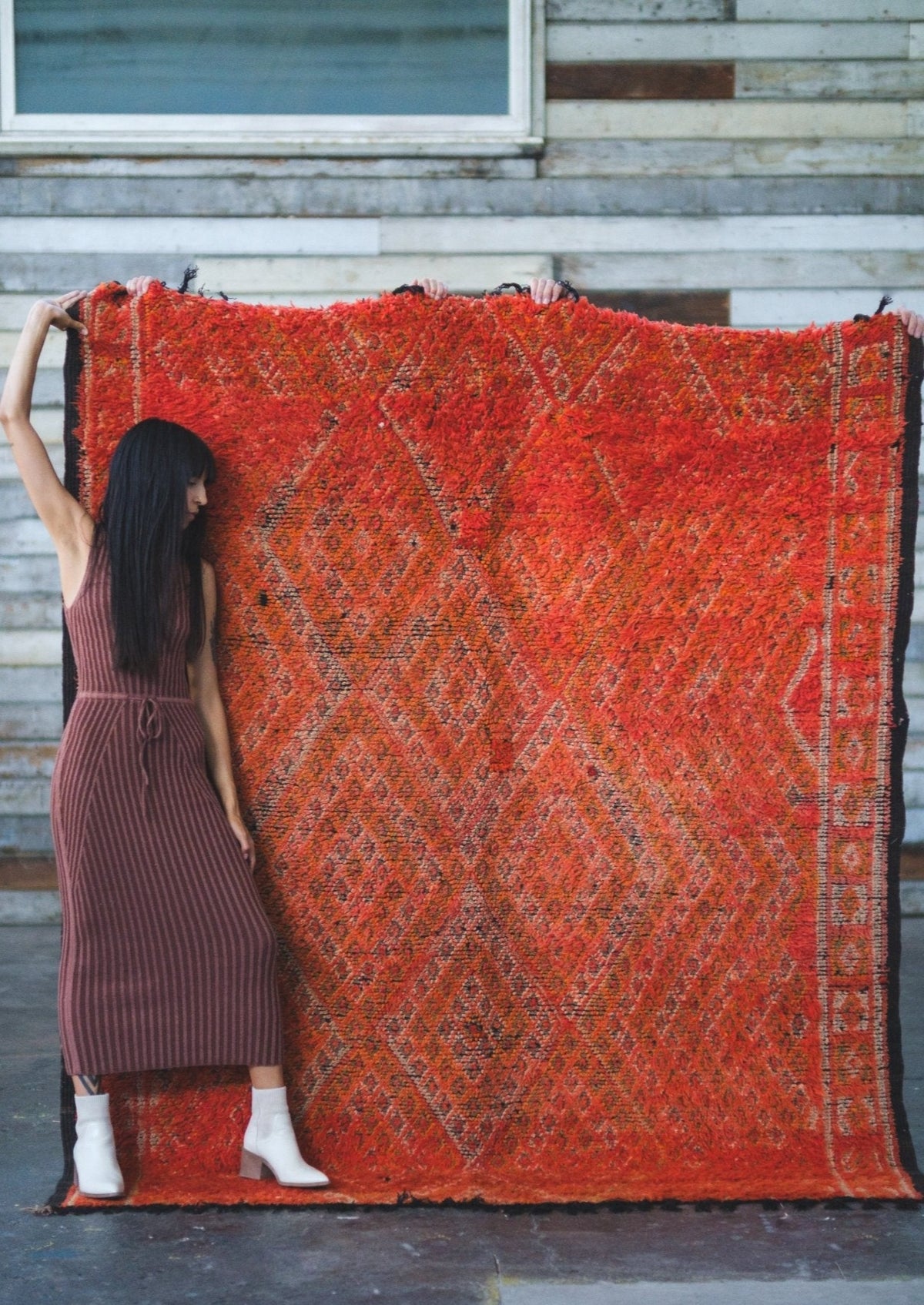 Fire Area Rug Modern Myth Decor