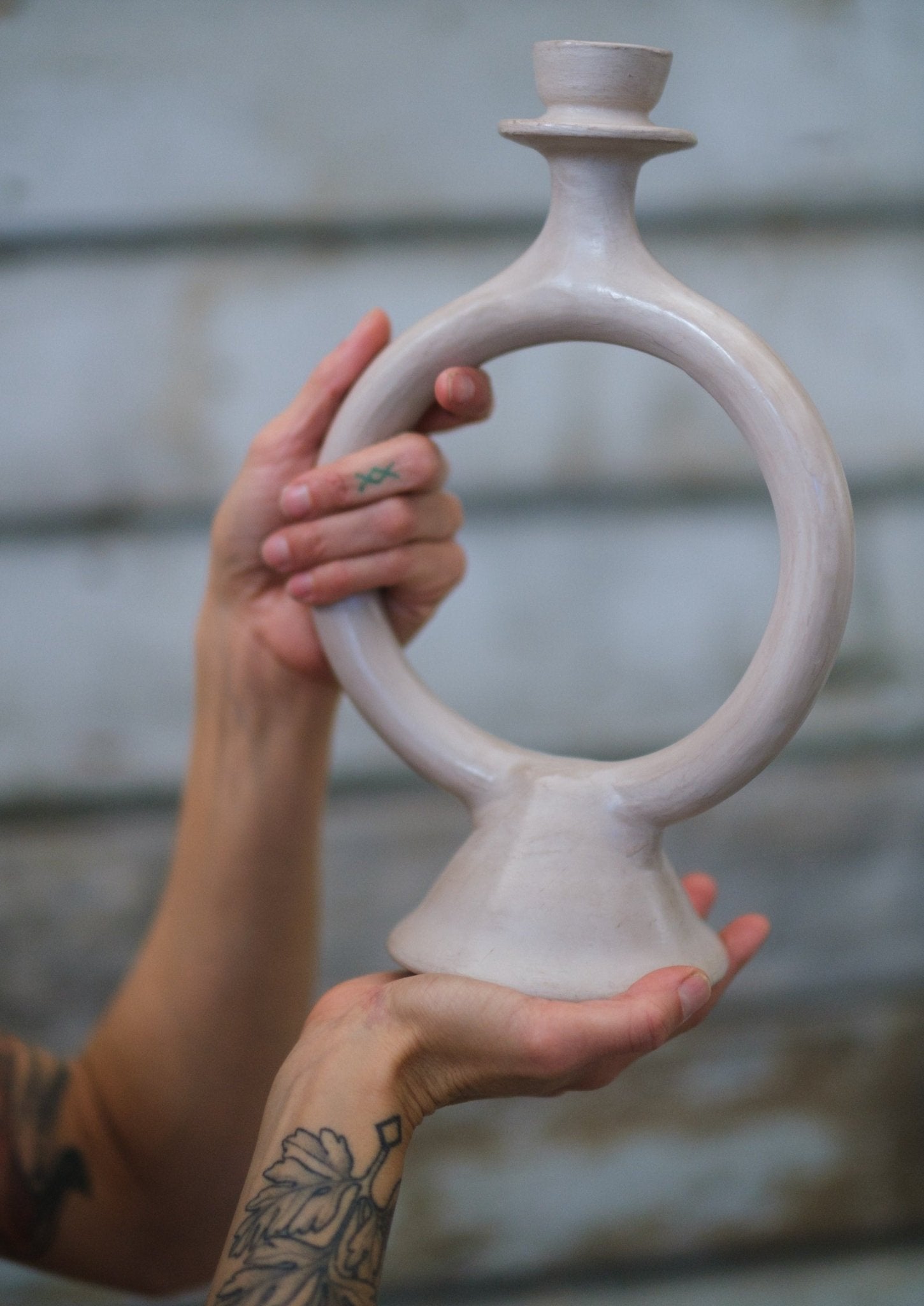 Ceramic Candle Holder - Modern Myth Decor