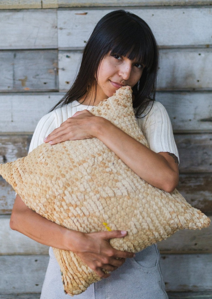 Saffron Kilim Pillow - Modern Myth Decor